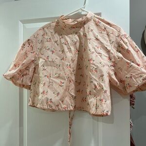 Anthropologie puff sleeve blouse